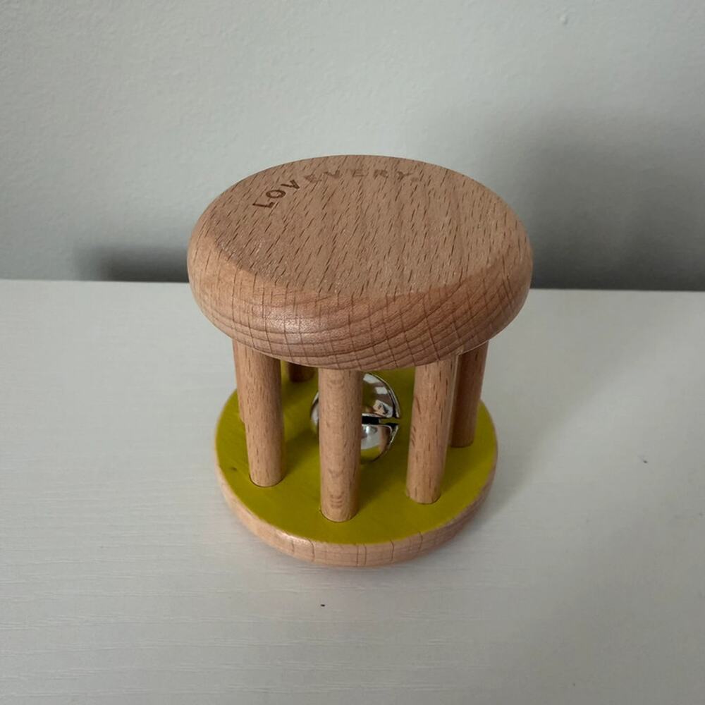 Lovevery baby rattle toy